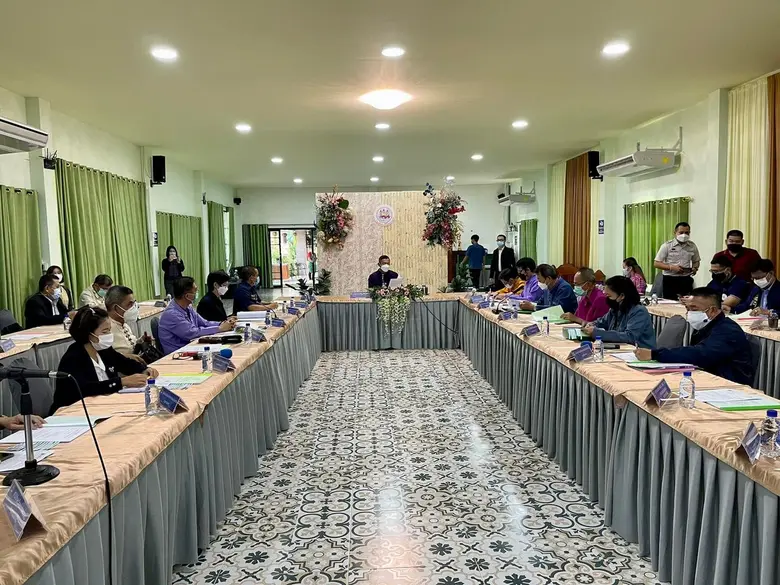 สำนักงานพัฒนาฝีมือแรงงานแม่ฮ่องสอน จัดประชุมคณะอนุกรรมการพัฒนาแรงงานและประสานงานการฝึกอาชีพจังหวัด (กพร.ปจ.) ครั้งที่ 1/2565