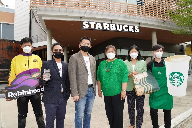 "โรบินฮู้ด" ฟู้ดเดลิเวอรี ร่วมมือ "สตาร์บัคส์" นำร้านกาแฟยอดนิยมขึ้นแพลตฟอร์ม พร้อมเพิ่มโอกาสสู่สังคมไทย
