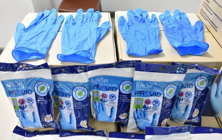 วช. เร่งส่งมอบนวัตกรรมถุงมือป้องกันโรคติดเชื้อไวรัส Covid-19 เพื่อใช้ในพื้นที่เสี่ยง จ.สงขลา