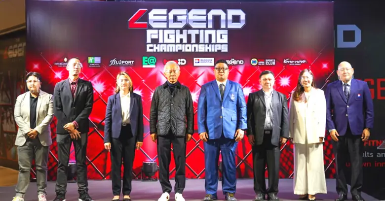 เลเจนด์ อารีนา กลุ่มบริษัทพราว บลูพอร์ต หัวหิน ร่วมกับ บริษัท พลังงานบริสุทธิ์ จำกัด (มหาชน), ทรู คอร์ปอเรชั่น, และโรงพยาบาลกรุงเทพ หัวหิน จัด"มวยไทย-MMA" "วิว-เยาวภา" เป็นโปรโมเตอร์