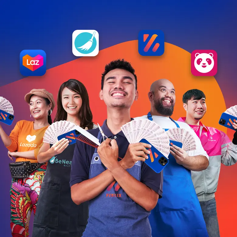MONIX to join forces with Lazada, foodpanda, and BeNeat to launch "Let Self-employed Thrive,"  a campaign aimed at creating jobs and increasing income for users of the FINNIX app.
