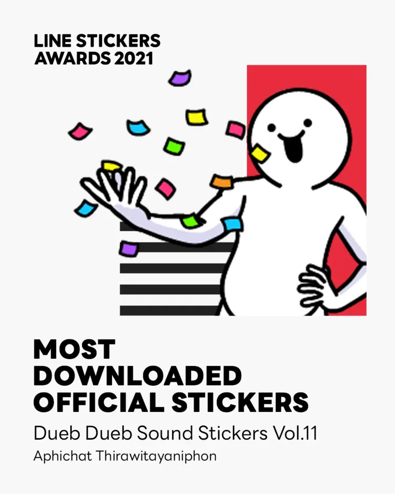 LINE จัดงาน LINE STICKERS AWARDS 2021 มอบรางวัลแก่สติกเกอร์สุดปังแห่งปี