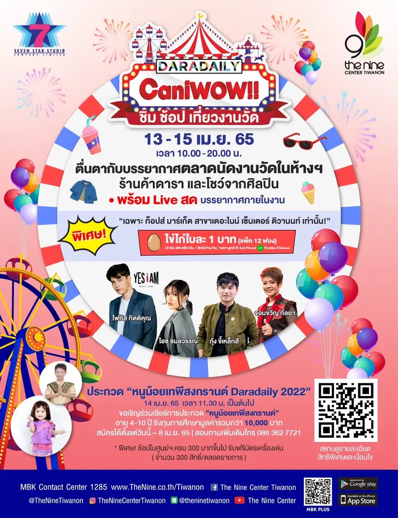 เดอะไนน์ เซ็นเตอร์ ติวานนท์ ศูนย์การค้าใน...