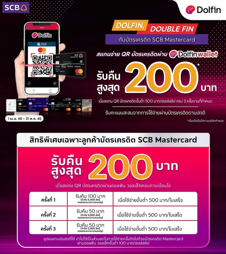 ดอลฟิน วอลเล็ท ส่งแคมเปญ DOLFIN, DOUBLE F...