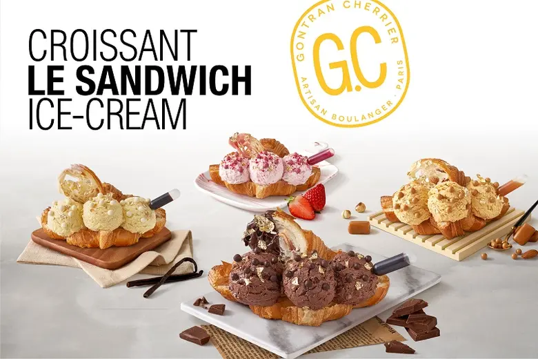 เติมความหวานฉ่ำ รับซัมเมอร์นี้...กับเมนูใหม่จากกงทรอง เชอคีเย่เสิร์ฟเมนูซิกเนเจอร์คลายร้อนกับ "Croissant Le'Sandwich Ice-cream"