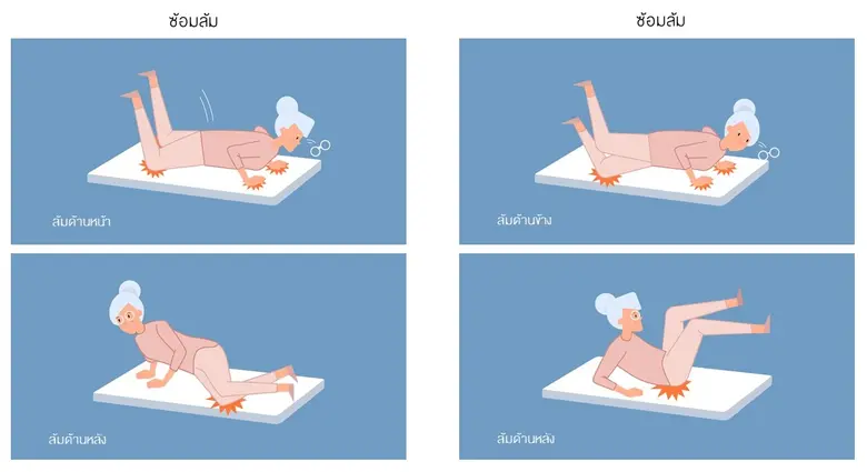ซ้อมล้ม ฝึกลุก รุ่นใหญ่วัยซิลเวอร์ ล้มได้ ก็ลุกได้