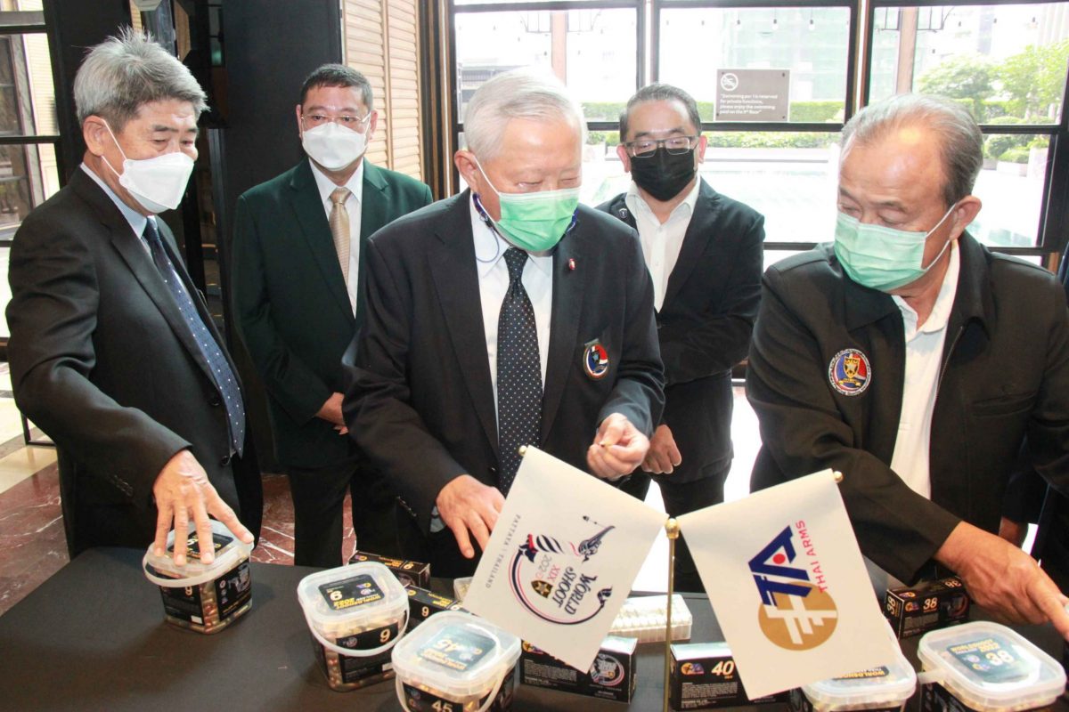 "สมาคมกีฬายิงปืนรณยุทธแห่งประเทศไทย (THPSA)" ร่วมกับ บ.ไทยอามส์ จก. และฟอนเทียร์ เมทัล โพเซสซิ่ง แถลงความคืบหน้า การจัดการแข่งขัน IPSC Handgun World Shoot 2022, Pattaya Thailand