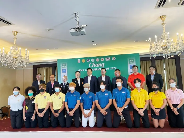 กอล์ฟ ม.ศรีปทุม "แชมป์เก่า" ร่วมแถลงข่าว กอล์ฟ-มหาวิทยาลัย Chang GOLF U 2022