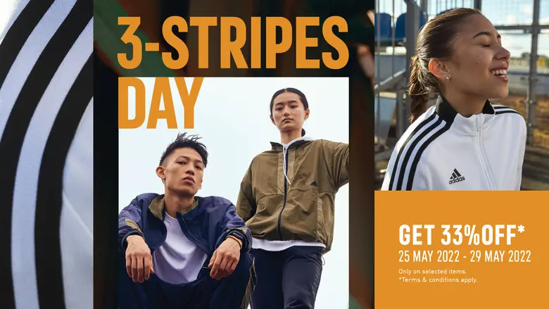 อาดิดาส จัดโปรโมชั่นสุดพิเศษ "3-STRIPES DAY" เอาใจเ...