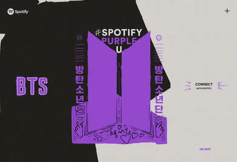 Spotify ต้อนรับอัลบั้มใหม่จาก BTS ด้วยแคม...