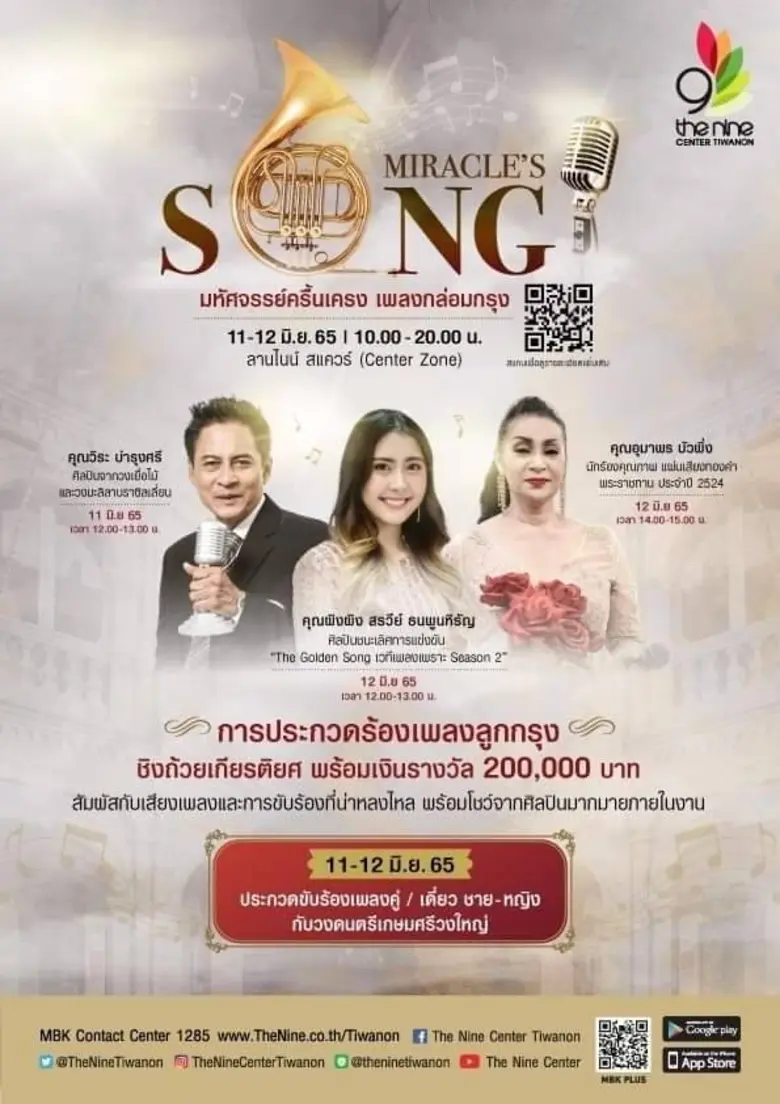 เดอะไนน์ เซ็นเตอร์ ติวานนท์ ศูนย์การค้าในเครือเอ็ม ...