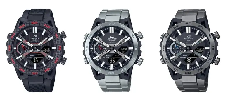 คาสิโอ เปิดตัวนาฬิกา EDIFICE รุ่นใหม่ ดีไซน์จากระบบกันสะเทือนรถแข่งฟอร์มูลา