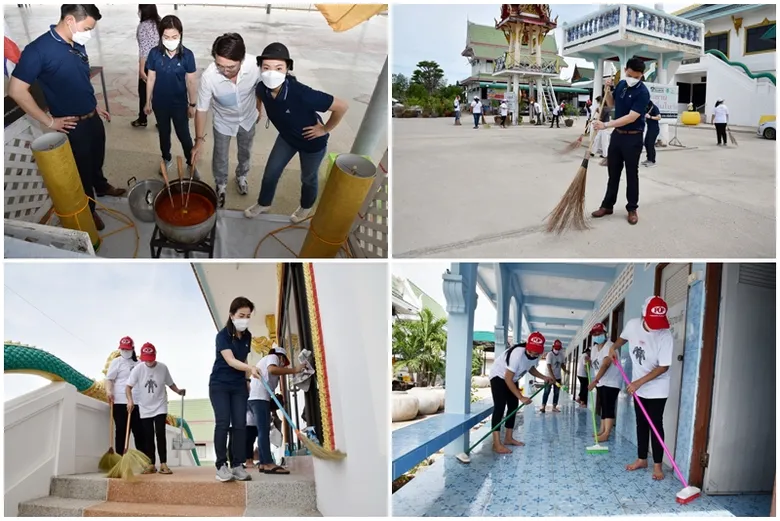 "ชลิต อินดัสทรี" ร่วมใจหล่อเทียนพรรษา รวมพลังจิตอาสาทำความสะอาดวัด สืบสานพุทธศาสนา