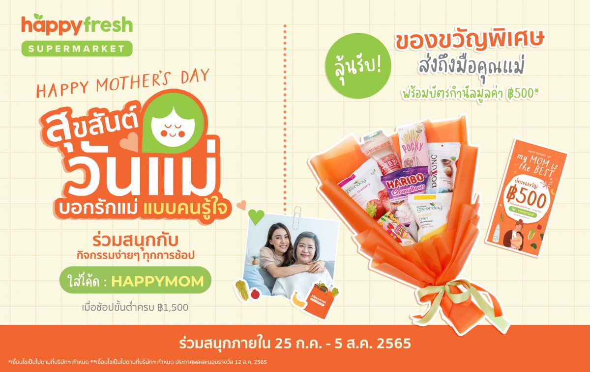 HappyFresh แพลตฟอร์มซูเปอร์มาร์เก็ตออนไลน...