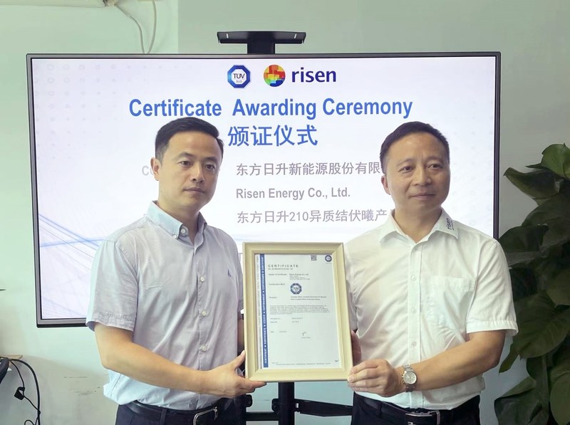 Risen Energy, a leading solar module manu...