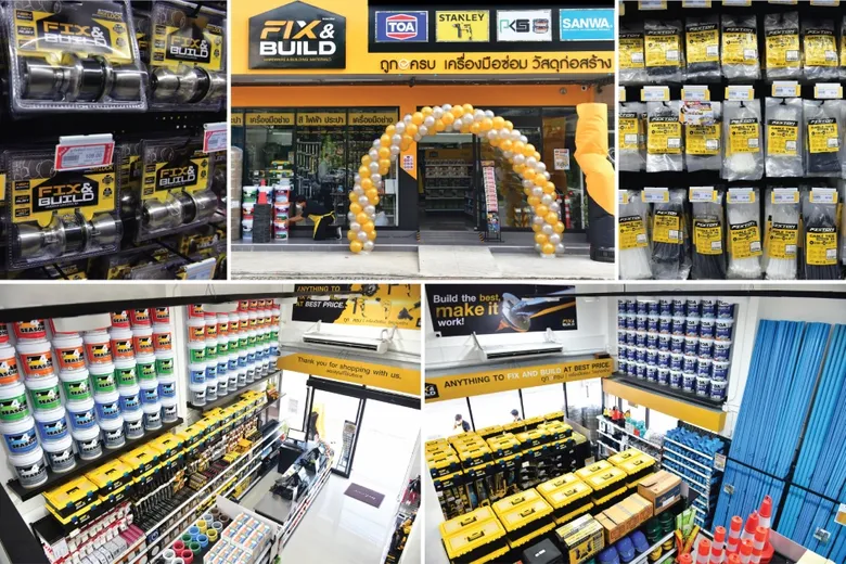 TOA ปั้นโมเดลธุรกิจร้านแฟรนส์ไชส์โฉมใหม่ 'FIX&BUILD' แหล่งรวมวัสดุก่อสร้างงานช่างครบวงจร 'ถูก ครบ จบที่เดียว'