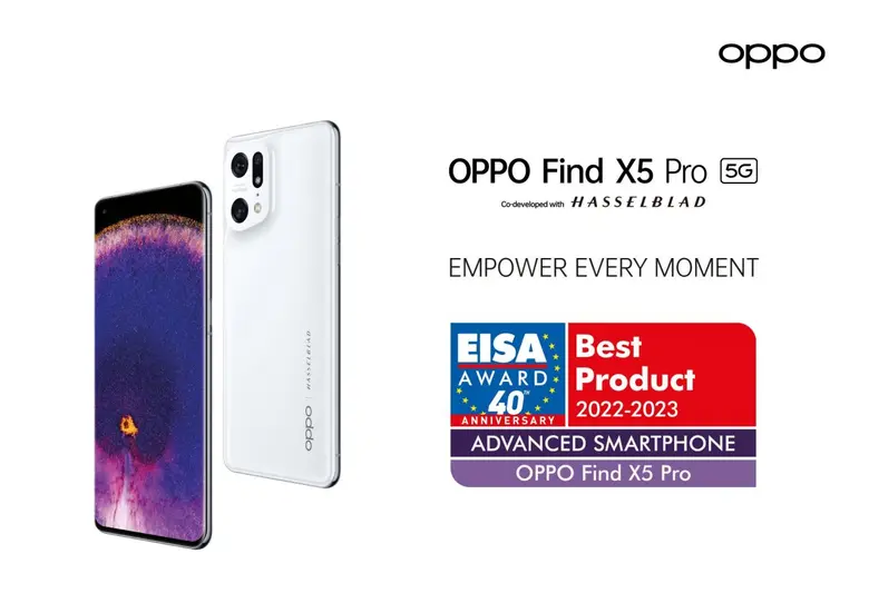 OPPO คว้ารางวัล EISA ADVANCED SMARTPHONE 2022-2023 อีกครั้ง  พร้อมทุบสถิติใหม่ด้วยรางวัล EISA IN-EAR HEADPHONES 2022-2023
