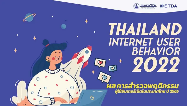 ETDA เผย Gen Y ทวงบัลลังก์ ใช้เน็ตมากสุด เกือบ 8 ชั่วโมงต่อวัน ฮิตสุด ดู LIVE COMMERCE ข้าราชการ-จนท.รัฐ ชนะขาดทุกอาชีพ ใช้เน็ตเกือบ 12 ชั่วโมงต่อวัน