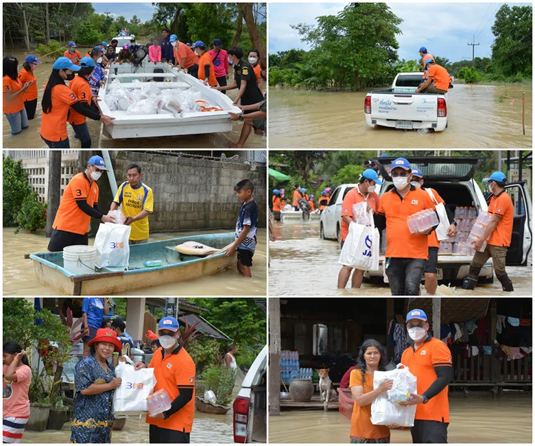 JAS และ 3BB ลงพื้นที่มอบถุงยังชีพให้กับผู้ประสบอุทกภัยในพื้นที่จังหวัดระยอง