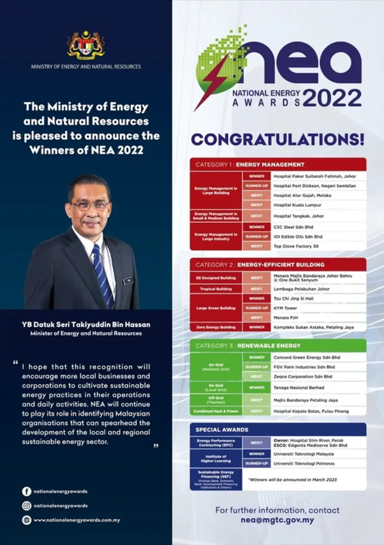 กระทรวงพลังงานและทรัพยากรธรรมชาติของมาเลเ...