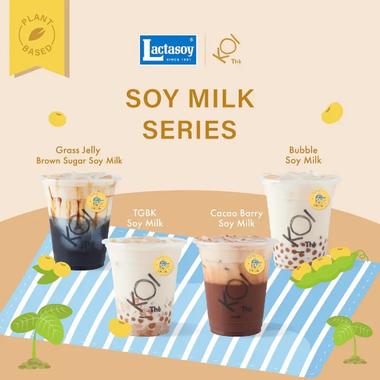 แลคตาซอย ร่วมกับ KOI The ชวนมาอร่อยลงตัวจ...