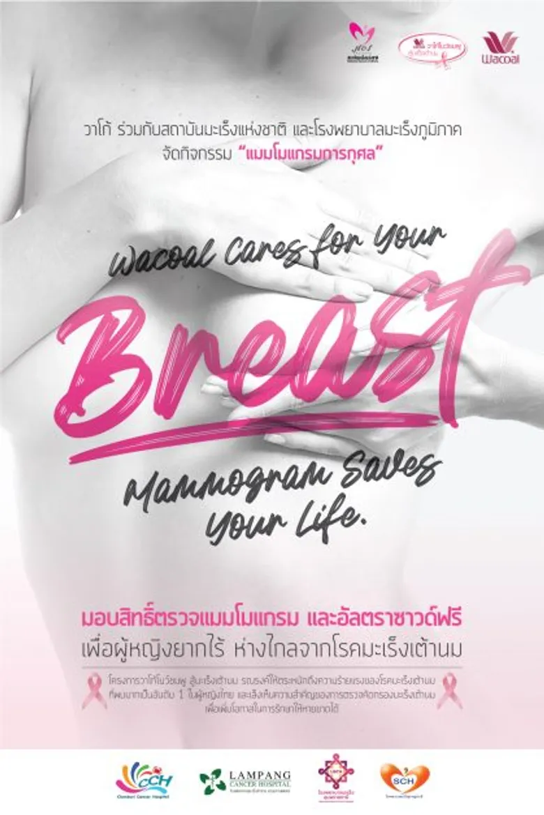 ตุลาคม เดือนแห่งการณรงค์ต้านภัยมะเร็งเต้านม "สถาบันมะเร็ง" และ "วาโก้" ชวนตระหนักรู้ เท่าทัน "มะเร็งเต้านม"