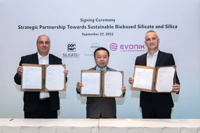 New cooperation enables Evonik to provide tire industry with silica made from biobased raw materials