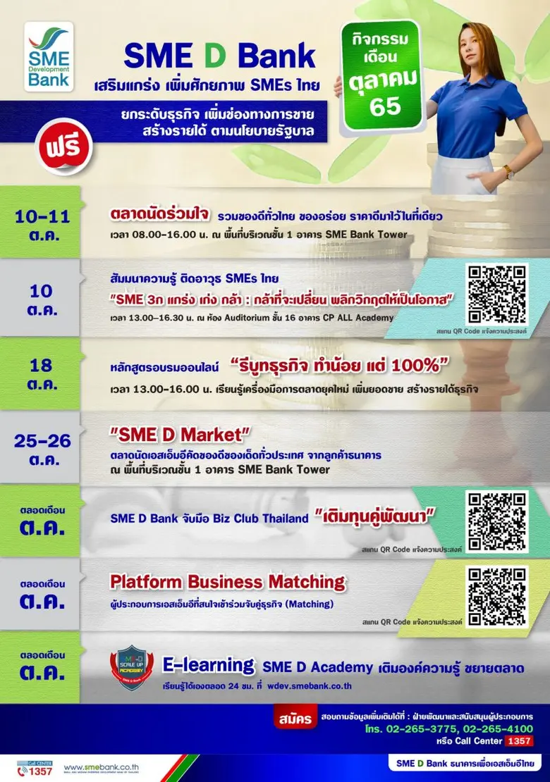 ธนาคารพัฒนาวิสาหกิจขนาดกลางและขนาดย่อมแห่...