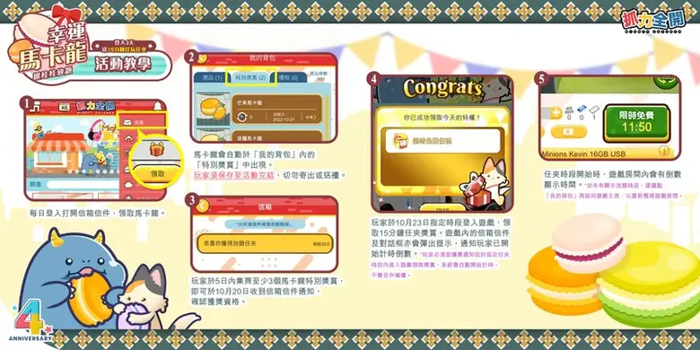 เกมตู้คีบตุ๊กตาออนไลน์ "ไมตี้ แคชเชอร์" มอบสิทธิพิเศษฉลองครบรอบ 4 ปี