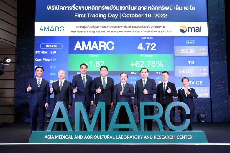 AMARC หรือ บมจ. ศูนย์ห้องปฏิบัติการและวิจ...