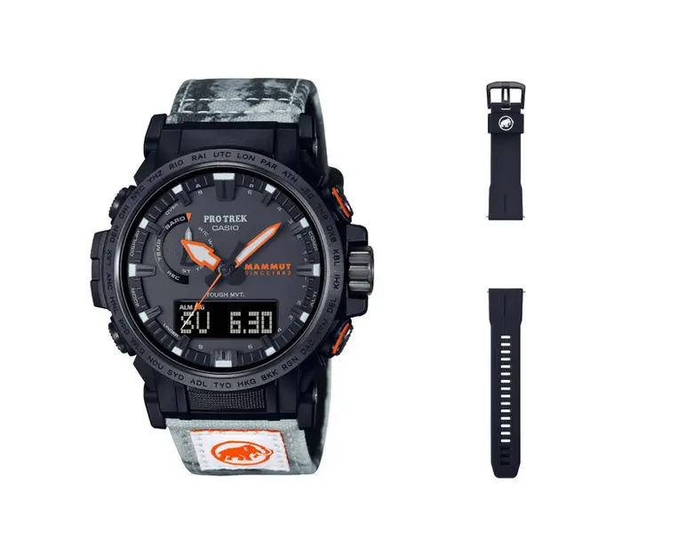 คาสิโอเปิดตัวนาฬิกา PRO TREK รุ่นใหม่ ในดีไซน์ร่วมกับแบรนด์ "แมมมุท"