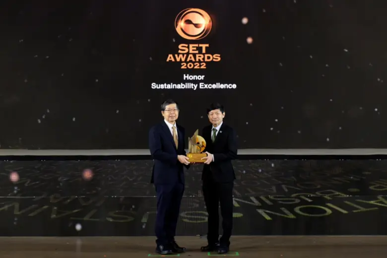 บางจากฯ คว้ารางวัลเกียรติยศใน SET Awards 2022 สูงสุดด้านความยั่งยืน - Sustainability Awards of Honor ต่อเนื่องปีที่ 3