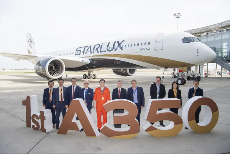 สายการบินสตาร์ลักซ์รับมอบเครื่องบินแอร์บัส เอ350-900 ลำแรก
