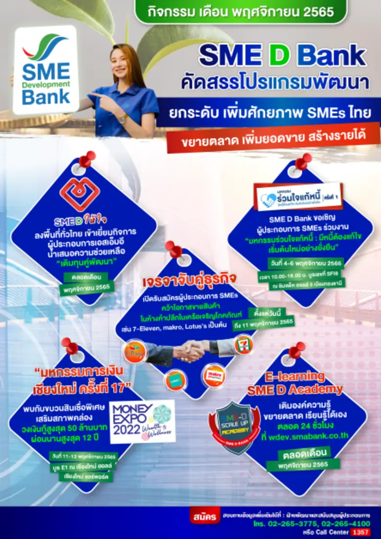 ธนาคารพัฒนาวิสาหกิจขนาดกลางและขนาดย่อมแห่...