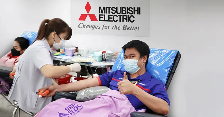 มิตซูบิชิ อีเล็คทริค กันยงวัฒนา ร่วมบริจาคโลหิต เนื่องในวันครบรอบ 51 ปี