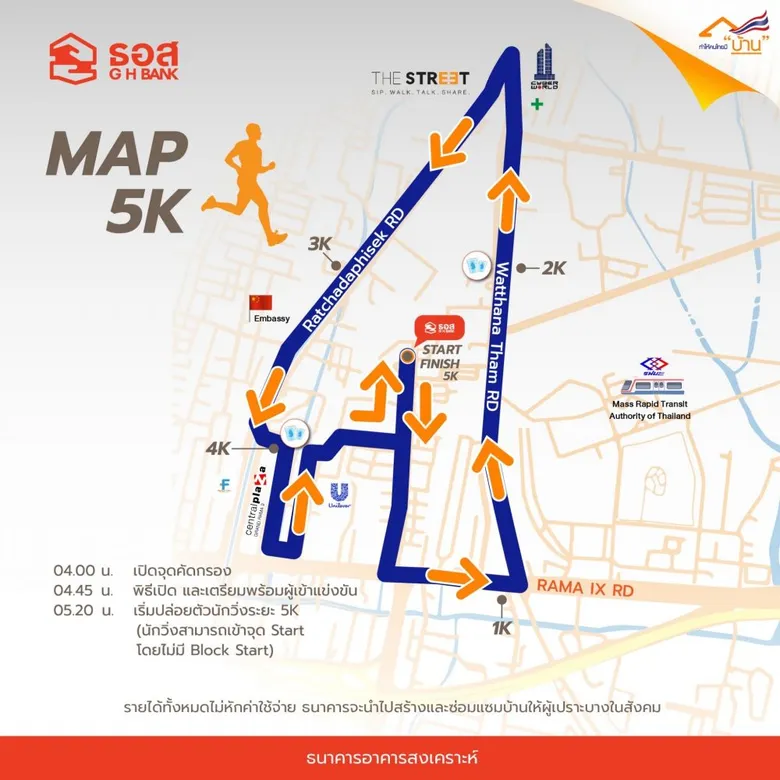 ธอส. ชวนร่วมงานเดิน-วิ่ง GHB RUN 2022 ชิงเงินรางวัลรวมถึง 3.4 แสนบาท รายได้จากค่าสมัครนำไปสร้างและซ่อมบ้านให้ผู้เปราะบางในสังคม