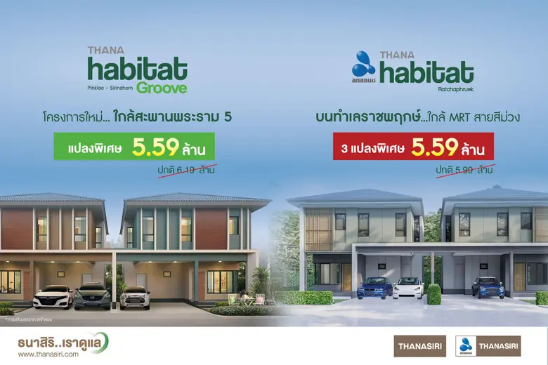 บริษัท ธนาสิริ กรุ๊ป จำกัด (มหาชน) ส่งบ้า...