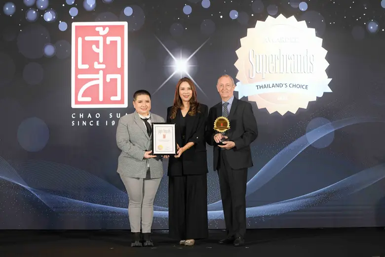 เจ้าสัว รับรางวัล สุดยอดแบรนด์แห่งปี จากเ...