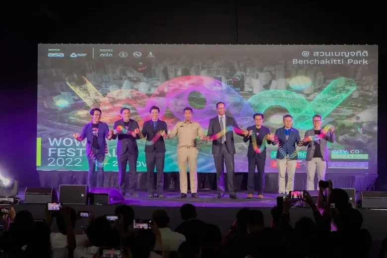 เริ่มแล้ว  WOW Festival 2022 อัศจรรย์เมืองน่าอยู่ ชูแนวคิด "Well-being City" ชวนทุกคนมามีส่วนร่วมกับเมือง รวมไฮไลต์นิทรรศการเกี่ยวกับเมืองเต็มพื้นที่สวนเบญจกิติ สัมผัสประสบการณ์แห่งความสุข 23-27 พ.ย. นี้