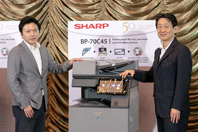 ชาร์ปเปิดตัวเอ็มดีใหม่ ปั้นยอดเครื่องถ่ายเอกสาร หวังแชร์ตลาด 10%