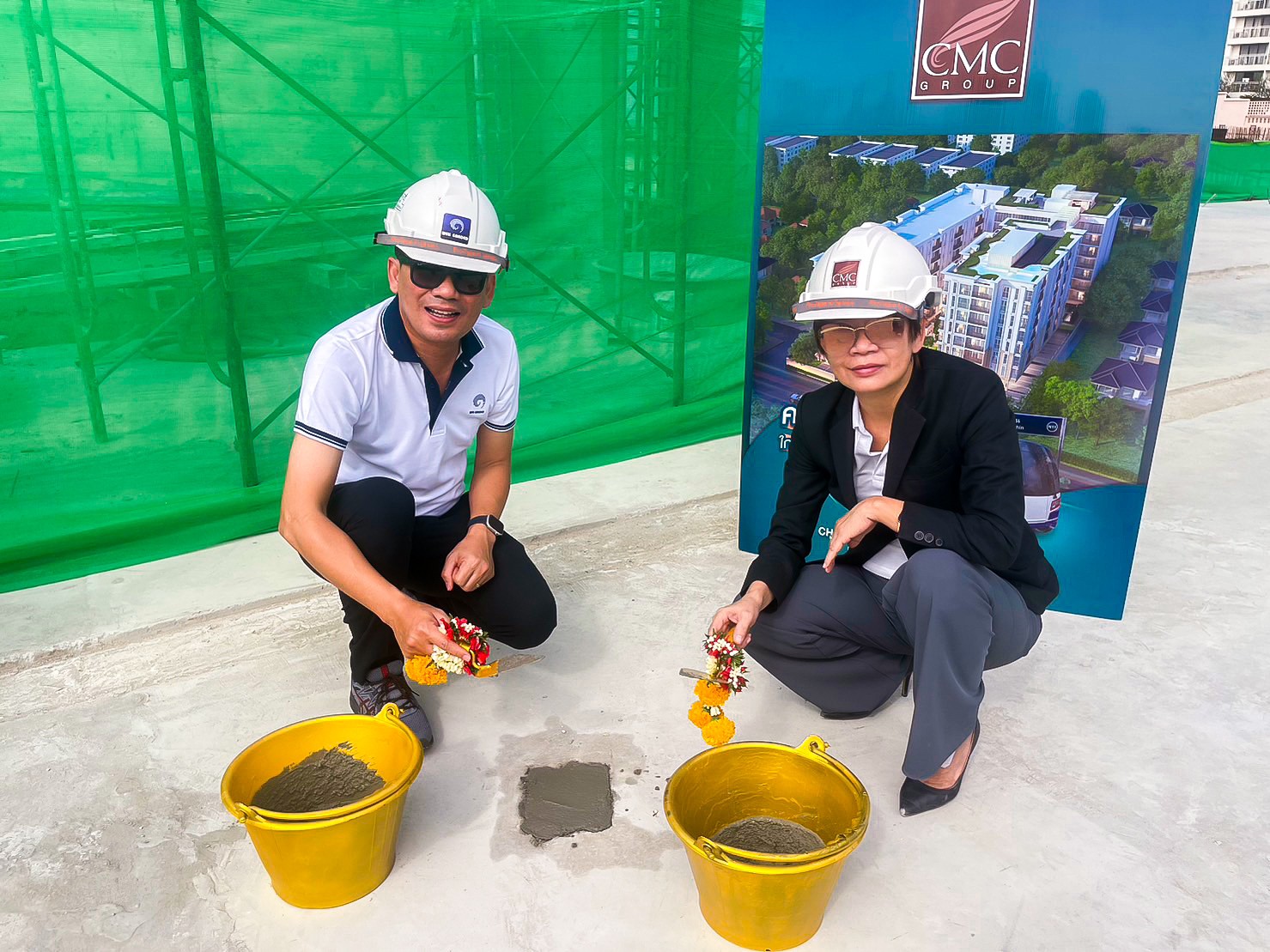 CMC ทำพิธีปิดงานโครงสร้างอาคาร Chateau in Town รัชโยธิน มั่นใจจะสามารถโอนรับรู้รายได้ ตั้งแต่ไตรมาส 1 ปี 66