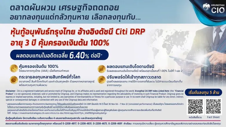 "ธนาคารกรุงไทย" รุกตลาดหุ้นกู้อนุพันธ์ต่อเนื่อง หลั...