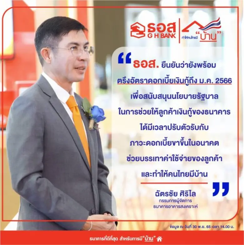 นายฉัตรชัย ศิริไล กรรมการผู้จัดการธนาคารอ...
