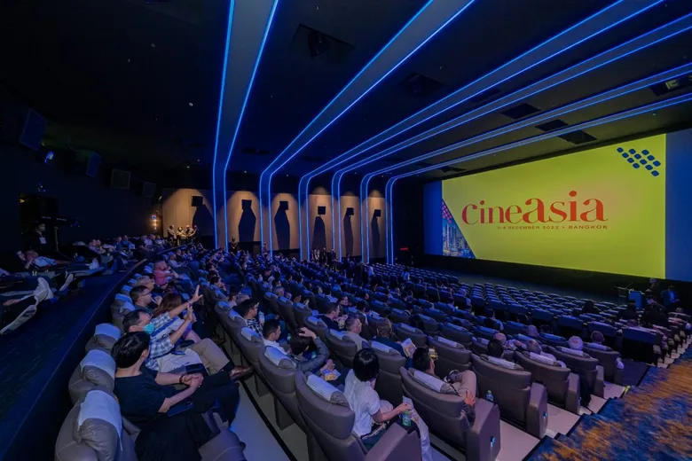 เอส เอฟ เปิดโรงหนังต้อนรับผู้ร่วมงาน "CineAsia 2022" อวดศักยภาพธุรกิจโรงภาพยนตร์ไทย โชว์คอนเทนต์หลากหลายตอบโจทย์ทุกไลฟ์สไตล์