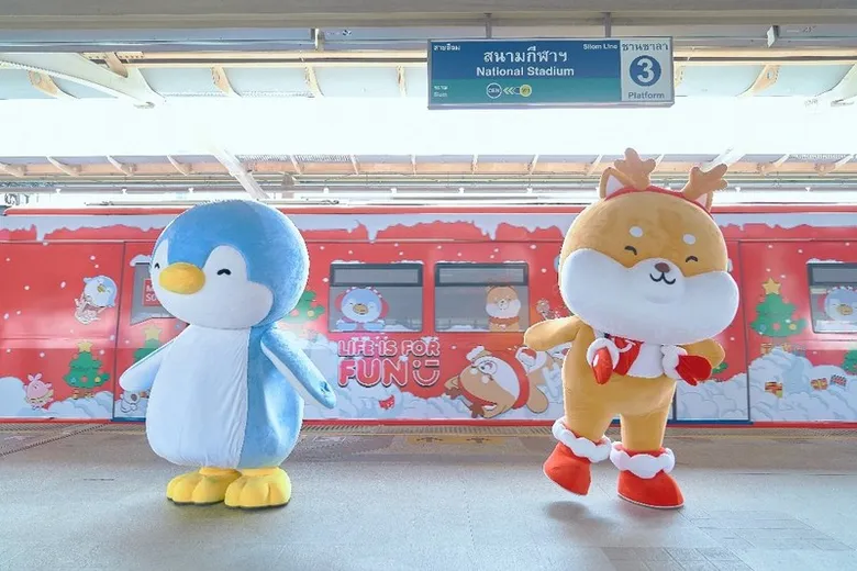 มินิโซ จับมือ รถไฟฟ้าบีทีเอส มอบความสุข สนุกสนานแก่ผู้โดยสารในช่วงเทศกาลวันหยุดนี้
