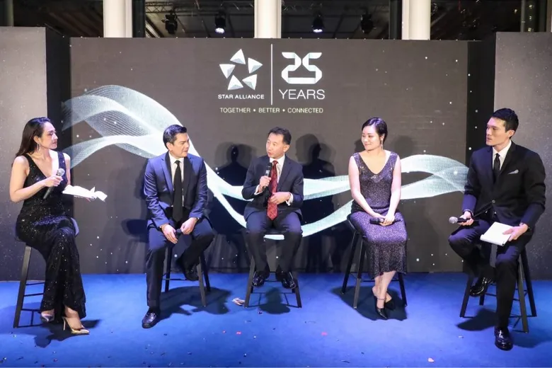 กลุ่มพันธมิตรสายการบินสตาร์อัลไลแอนซ์ (Star Alliance) ฉลองครบ 25 ปี ที่กรุงเทพฯ