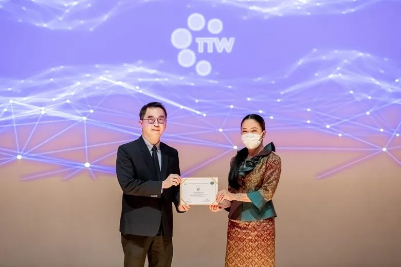 TTW รับรางวัลเกียรติคุณ Sustainability Disclosure Award ประจำปี 2565 จากสถาบันไทยพัฒน์ ต่อเนื่องเป็นปีที่ 4