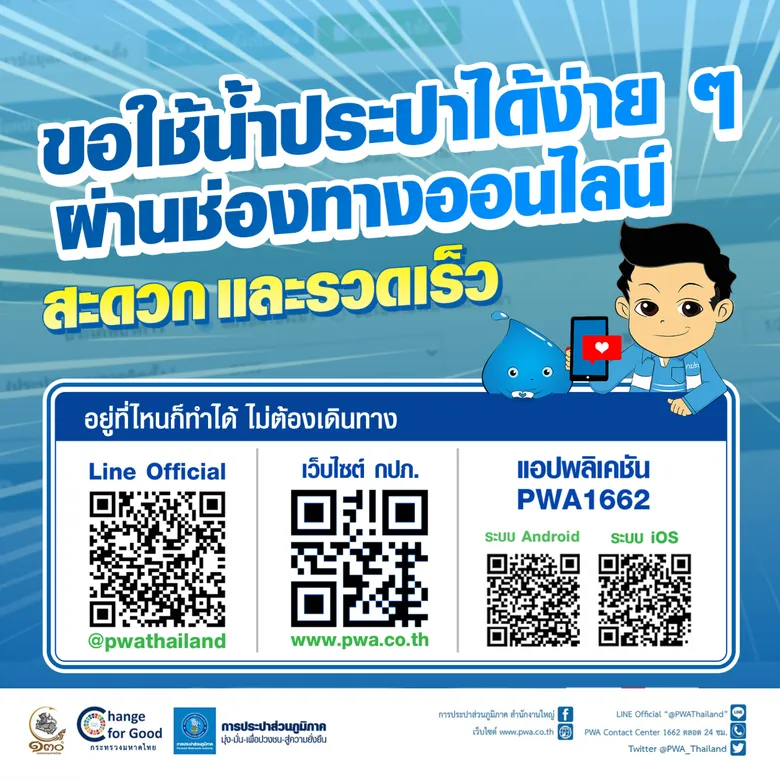 "มท. ผนึก กปภ. ส่งความสุขต้อนรับปี 2566 ลดค่าติดตั้งประปาใหม่ 20%"