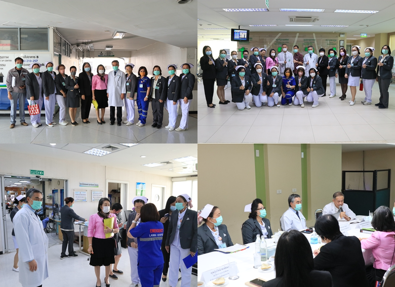 โรงพยาบาลลานนา รับการตรวจประเมินมาตรฐานสถ...
