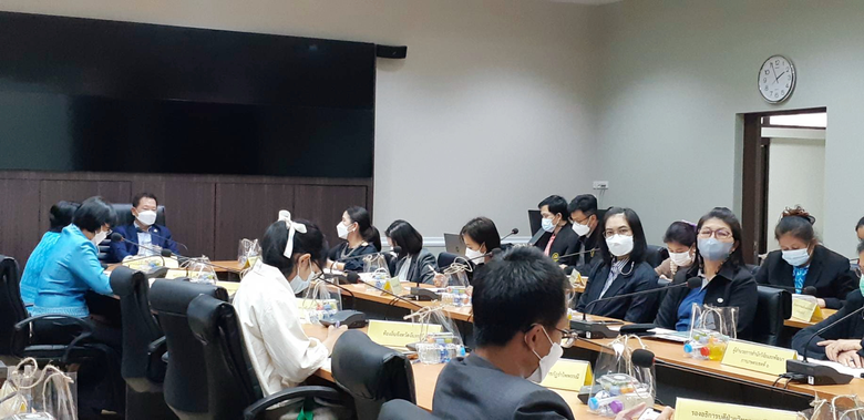สพร. 32 จันทบุรี จัดประชุมคณะทำงานขับเคลื่อนแผนพัฒนากำลังคนจังหวัดจันทบุรี พ.ศ. 2565 - 2570 ครั้งที่ 1/2566